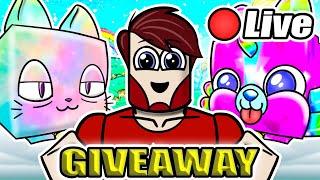  PET SIMULATOR 99 GIVEAWAY LIVE!  Huge Pet Giveaway Every 10 Likes!