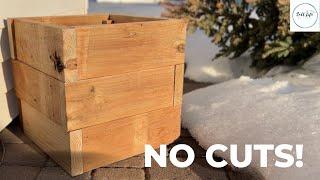 Simple Cedar Planter Box - ONLY USED ONE TOOL -
