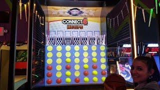 Connect 4 Hoops   ///  New Arcade games 2019 // Rexstick Adventures
