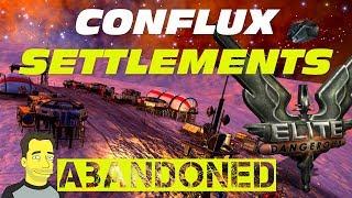 Elite Dangerous Horizons Conflux abandoned Settlements and logs  let's play exploration