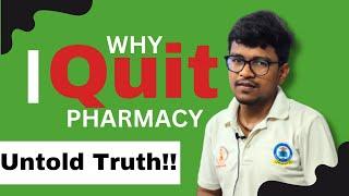 "Pharmacy: The Untold Truth | Revealing My Personal Pharmacy Experience" Exposed:Why I Quit Pharmacy