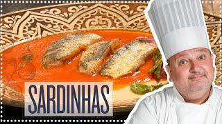 SARDINHAS COM COULIS DE PIMENTÃO ASSADO | ERICK JACQUIN