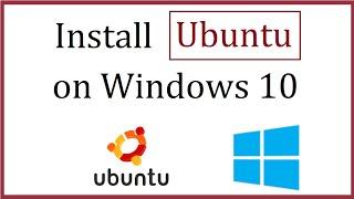 How to install Ubuntu alongside Windows 10