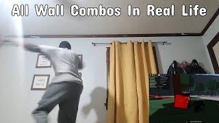 All Wall Combos In REAL LIFE - Roblox Strongest Battlegrounds