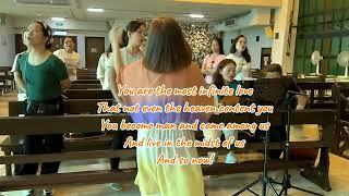 WE ALL WANT TO PRAISE YOU (St.Joseph the Filipino worker Choi hung HK)#music @reign560