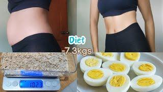 -7.3kgs | EGG DIET to Tracking my calories | Diet vlog