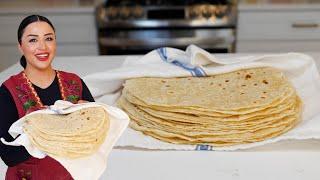 How to make The Best Easy VEGAN Flour TORTILLAS Recipe