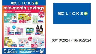 Clicks specials (ZA) - 03/10/2024 - 16/10/2024