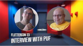 Fluttercon 2023 - Interview with Frank (Puf) Dev Rel for Firebase