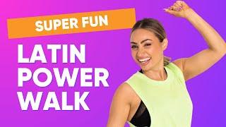 15 MIN Latin Mix Power Walk [BOOST STEPS]