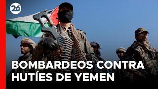 Nuevos bombardeos contra los rebeldes hutíes de Yemen