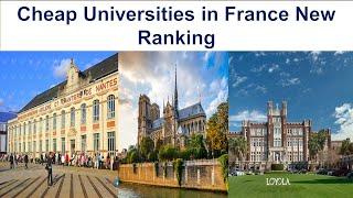 CHEAP UNIVERSITIES IN FRANCE NEW RANKING  | University of Paris