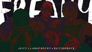 JUICY J x A$AP ROCKY x $UICIDEBOY$ - FREAKY / ПЕРЕВОД / WITH RUSSIAN SUBS