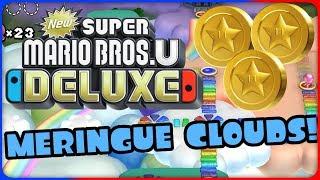 Meringue Clouds  New Super Mario Bros. U Deluxe 100% Walkthrough