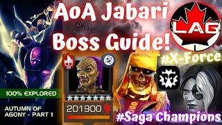 Full Guide! New AoA Jabari Panther Boss Fight! x2 Objective Solos! X-Force & Saga! Tips&Tricks- MCOC