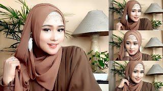 TUTORIAL HIJAB PASHMINA SIMPLE MEWAH DAN ELEGAND || hijab kondangan 2021 ||