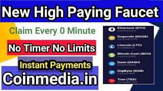 High Paying Faucet Site 2024 | New Multicoin Faucet |No Timer No Limits | New Auto Faucet Site