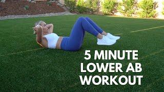 5 MINUTE LOWER AB WORKOUT
