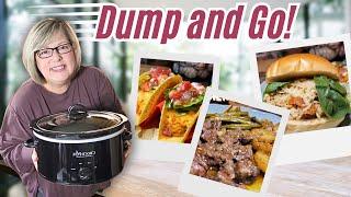 NEW  5 Ingredient Dump & Go Crockpot Meals |Easy Slow Cooker Meals That Are Extraordinary!