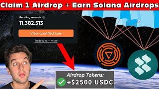 Claim 1 Airdrop + Earn Solana Free Airdrops - DO THIS NOW