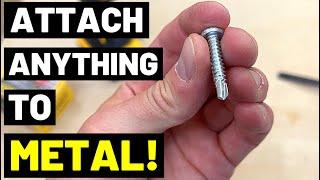 These Screws CAN DRILL STRAIGHT INTO METAL! (Self-Drilling Screws...Fasten Anything To Metal!)