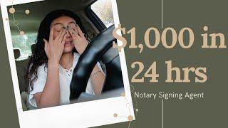 $1k in 24hrs | Notary Signing Agent | Day in the Life