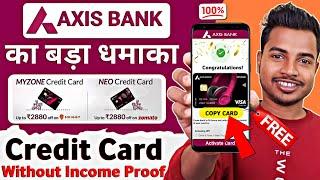 Axis Bank Credit Card 2024 | Lifetime Free Credit Card | Axis Bank Neo Credit Card Lifetime Free