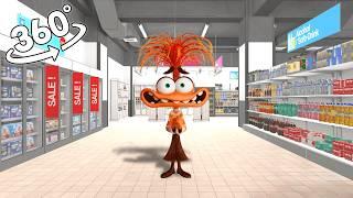 Inside Out ANXIETY In Supermarket! 360˚ VR