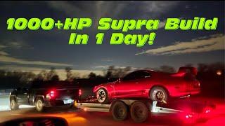 My 1000+HP Supra Build Was Finished in 1 Day!