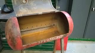 Вторая жизнь газового баллона. Мангал из газового баллона.