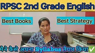 RPSC 2ND Grade English Best Strategy|| Best Books  मैने कैसी की थी तैयारी@Priyamoralofficial.