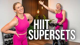 30 minute HIIT Supersets Indoor Cycling Workout