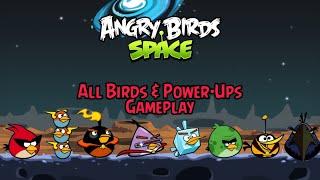 Angry Birds Space - All Birds & Power-Ups Gameplay