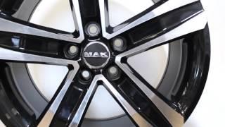 Mak Stone 5 Black Polish Alloy Wheels