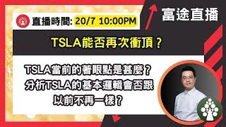 【富途特約】 TSLA能否再次衝頂？我們分析TSLA的基本邏輯會否跟以前不再一樣？| 基金經理贏錢博奕_朱晉民 | 皓丰朱晉民Live (20.7.2023)