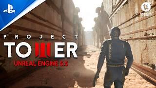 PROJECT TOWER New Gameplay | EXCLUSIVE PS5 Ultra Realistic Shooter like Dead Space and Returnal