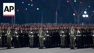 Myanmar military hold annual parade amid battlefield losses