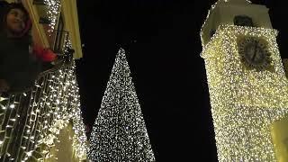 Le luminarie di Natale nella Piazzetta di Capri