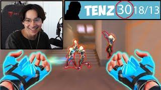 SEN TenZ shows Masterclass of Perfect Agent to 1v9 in Rank...