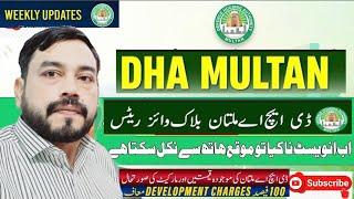 DHA Multan New Blockwise Weekley Price & Market Situation Updates This Time Purchase Time 29.6.2024