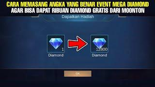 CARA MEMASANG ANGKA YANG BENAR DI EVENT MEGA DIAMOND TERBARU AGAR DAPATKAN RIBUAN DIAMOND ML GRATIS