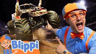 Blippi's Vroom Vroom Vehicle Show: Monster Jam Truck! - Blippi | Educational Videos for Kids