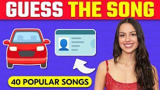 Guess the Song by Emojis | 40 Popular Hit Songs | Emoji Song Quiz 2024 | Music Quiz