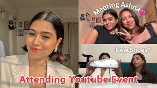 Live, Laugh,Vlog - Youtube Event , Meeting @AshnaChand  again , New Jordans