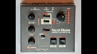 Sound Master Memory Rhythm SR 88 – sound, operation, programming