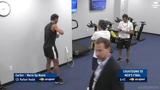 Rafael Nadal before the Final at US Open 2019