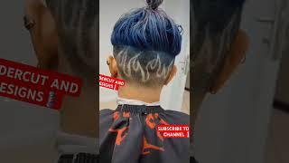 undercut and design #undercut #hairdesign #barbershop #barbers #barbershopconnect #fade #hairstyle