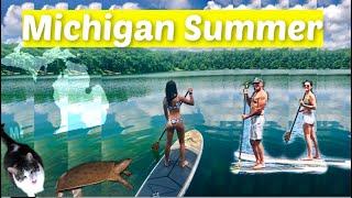 Michigan Summer | Family time | Summer break from school - No studying!