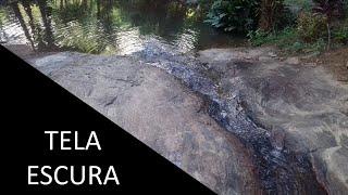 RELAXE!!! TELA ESCURA  SOM RELAXANTE DE ÁGUA CORRENTE - RIACHO EM JUQUIÁ - SP - BRASIL