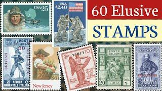 Rare Valuable Stamps Of USA & Italian Empire | 60+ Elusive Stamp Collection